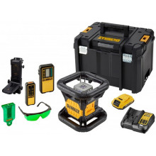 DeWALT DCE079D1G Niveau laser rotatif intérieur/extérieur 18.0 V,1x akku 2.0 Ah, XR